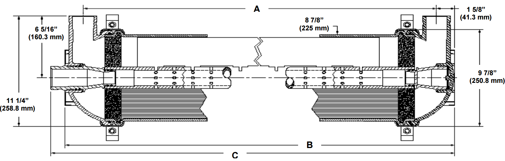 Hydranautics HYDRAcap 60 Ultrafiltration Membrane Module Dimension