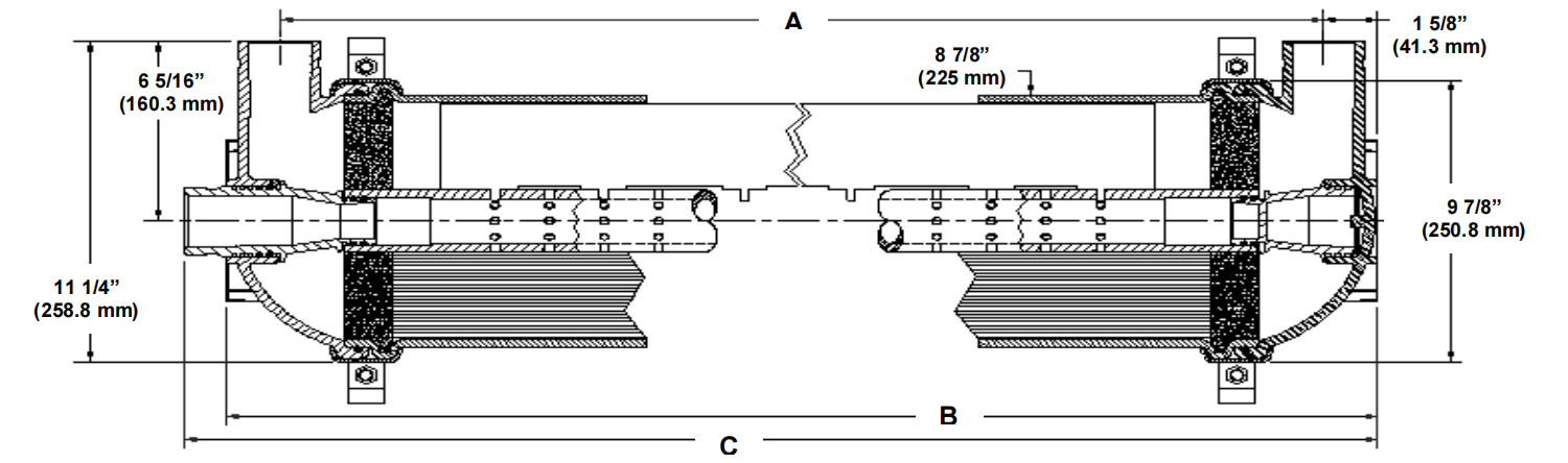 Hydranautics HYDRAcap 40 Ultrafiltration Membrane Module Dimension