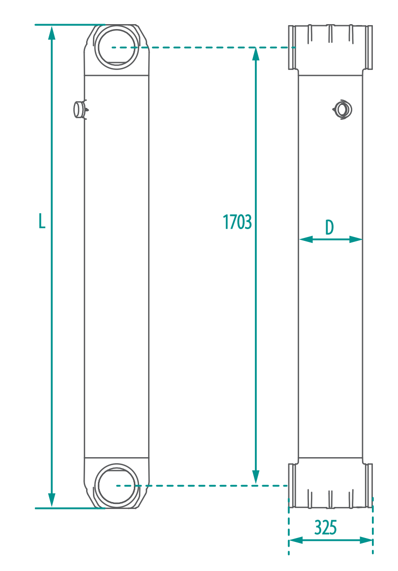 DuPont IntegraTec MB 60 TR S UF Membrane Dimension