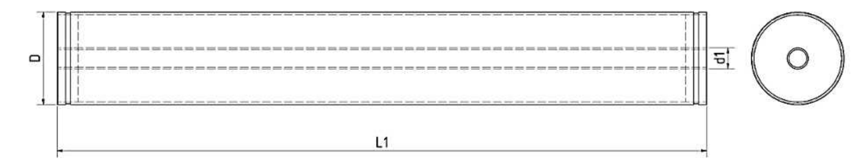 DuPont Inge dizzer L 0.9 MB 55 Horizontal VK-1111 Ultrafiltration Module Dimension DuPont Inge dizzer L 0.9 MB 55 Horizontal VK-1111 Ultrafiltration Module Dimension