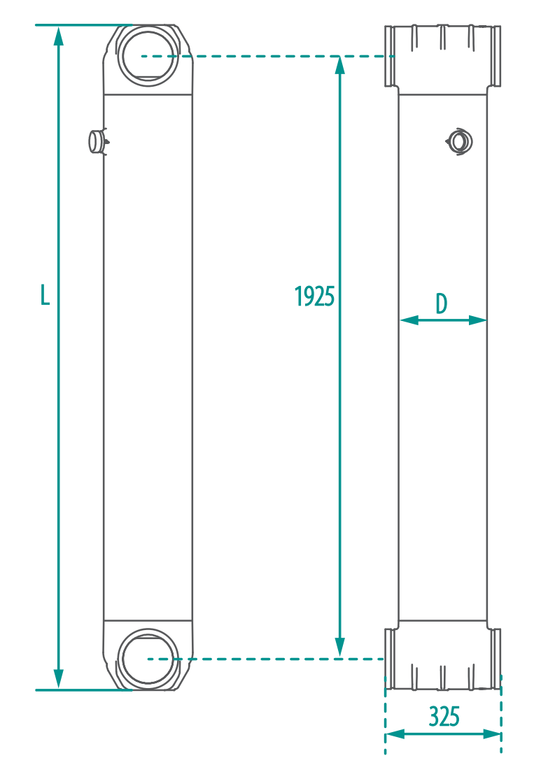 DuPont IntegraTec MB 80 TR (12071530) Ultrafiltration Membrane Dimension