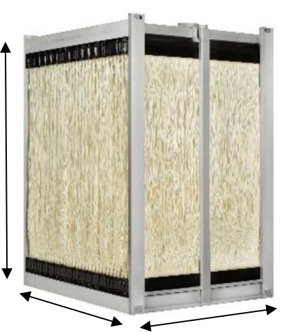 Veolia Suez ZeeWeed 500EV R-16M LEAPmbr Cassette Dimension